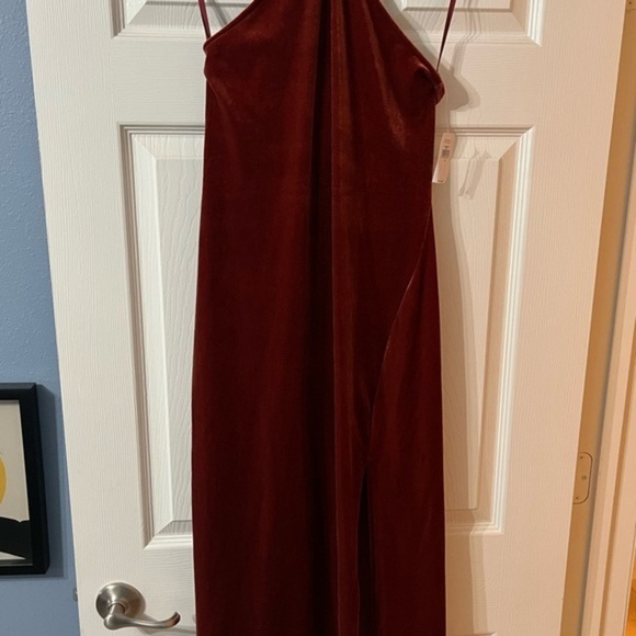 Banana Republic Velvet Halter Top Dress Size‎ Small NWT Retail $110 - Picture 2 of 6